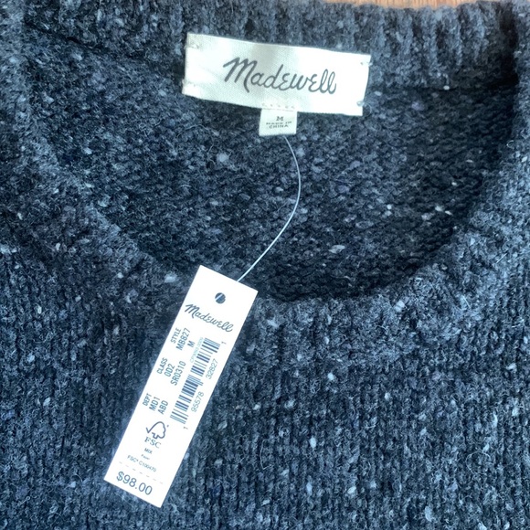 New Madewell Wool & Alpaca Crewneck Sweater in size Medium - Picture 7 of 8